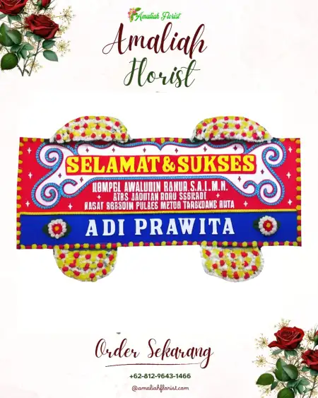 Papan Bunga Ucapan Selamat Padamulya